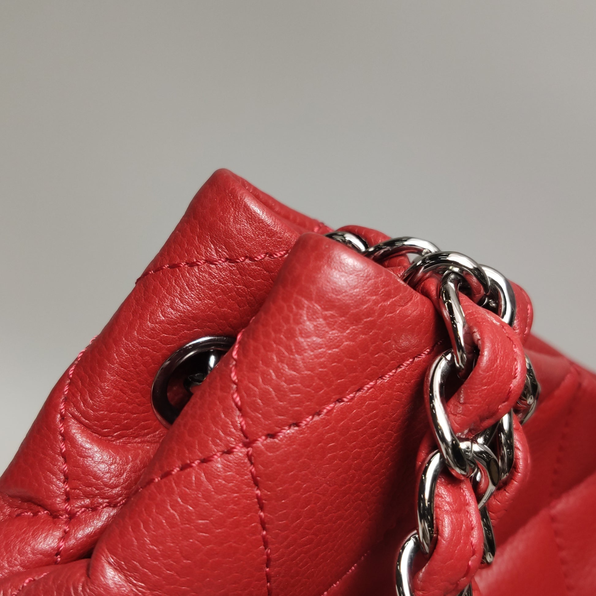 Chanel Timeless CC Expandable Zip Around Tote Red