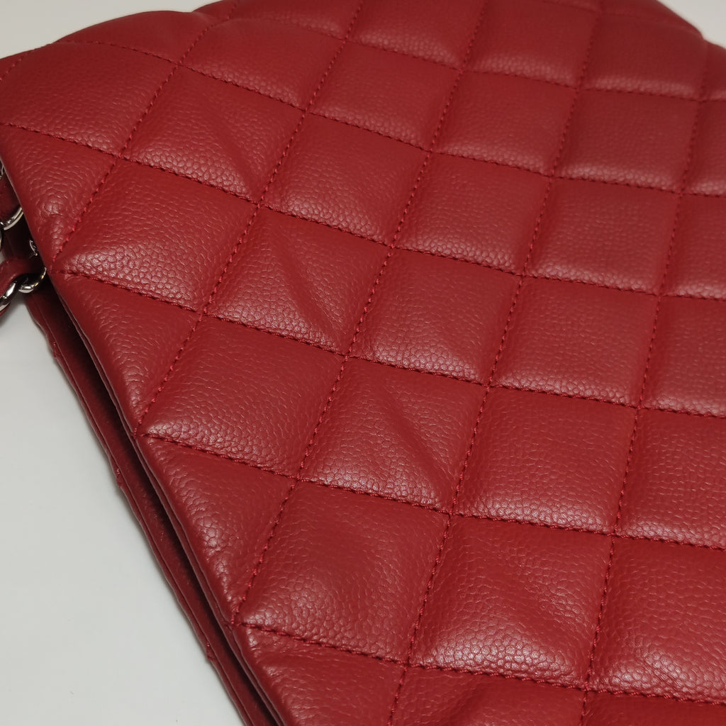 Chanel Timeless CC Expandable Zip Around Tote Red