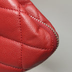 Chanel Timeless CC Expandable Zip Around Tote Red