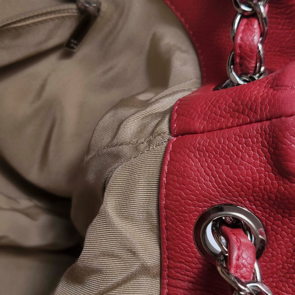 Chanel Timeless CC Expandable Zip Around Tote Red