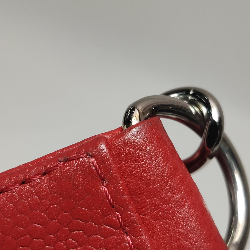 Chanel Timeless CC Expandable Zip Around Tote Red