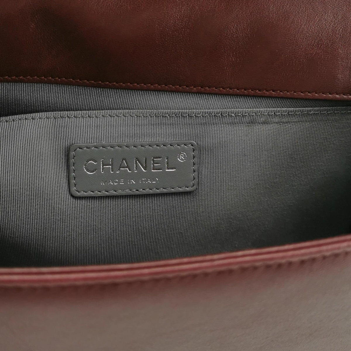 Chanel Boy Bag Medium Burgundy RHW