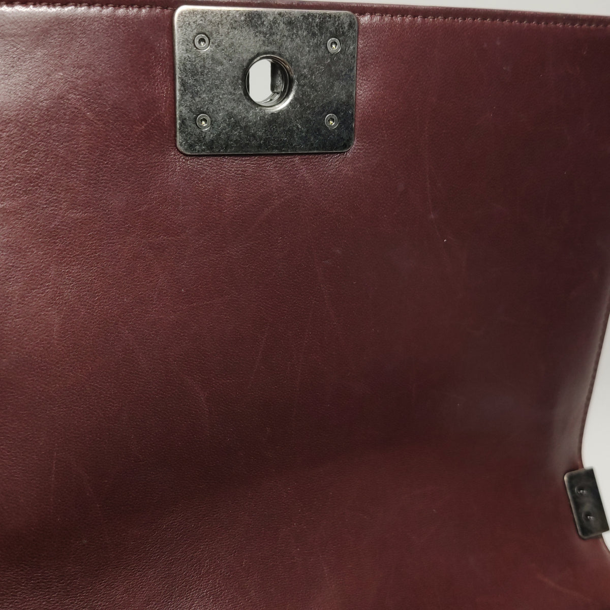 Chanel Boy Bag Medium Burgundy RHW