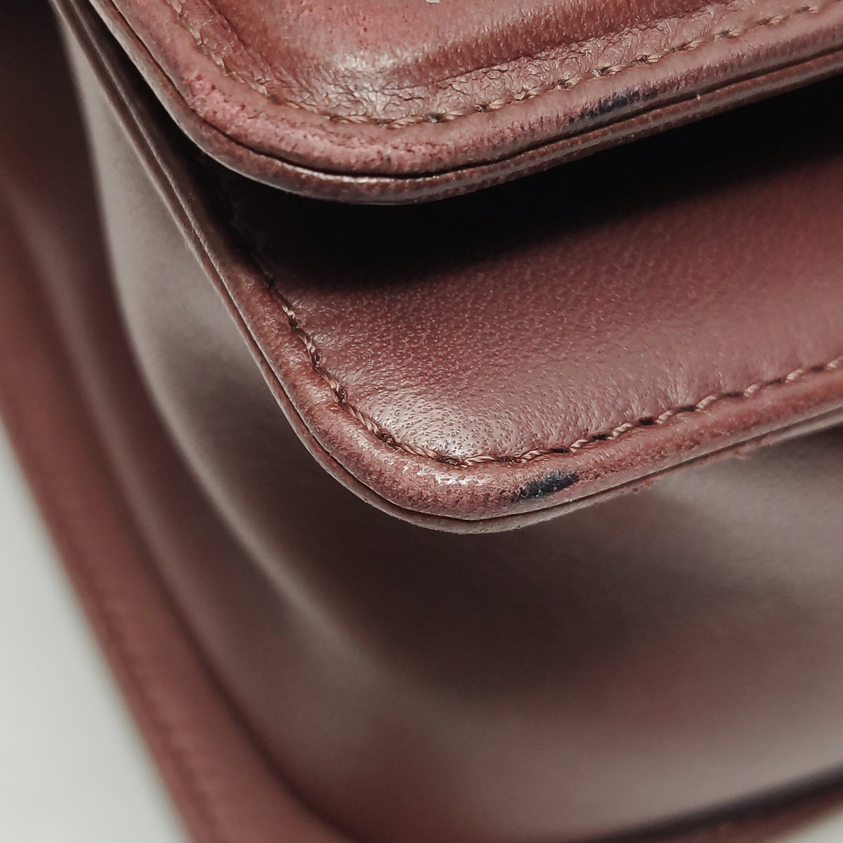Chanel Boy Bag Medium Burgundy RHW