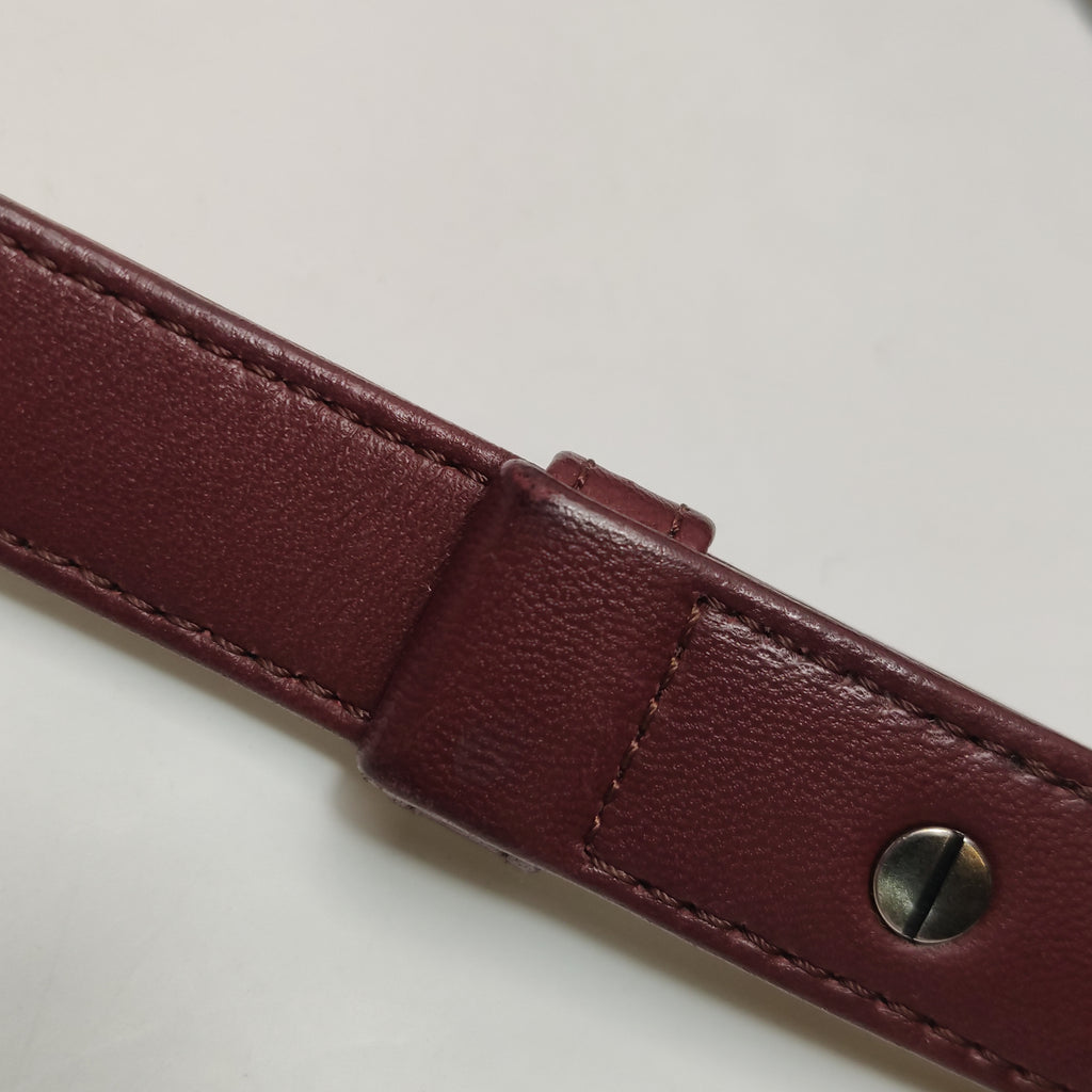 Chanel Boy Bag Medium Burgundy RHW