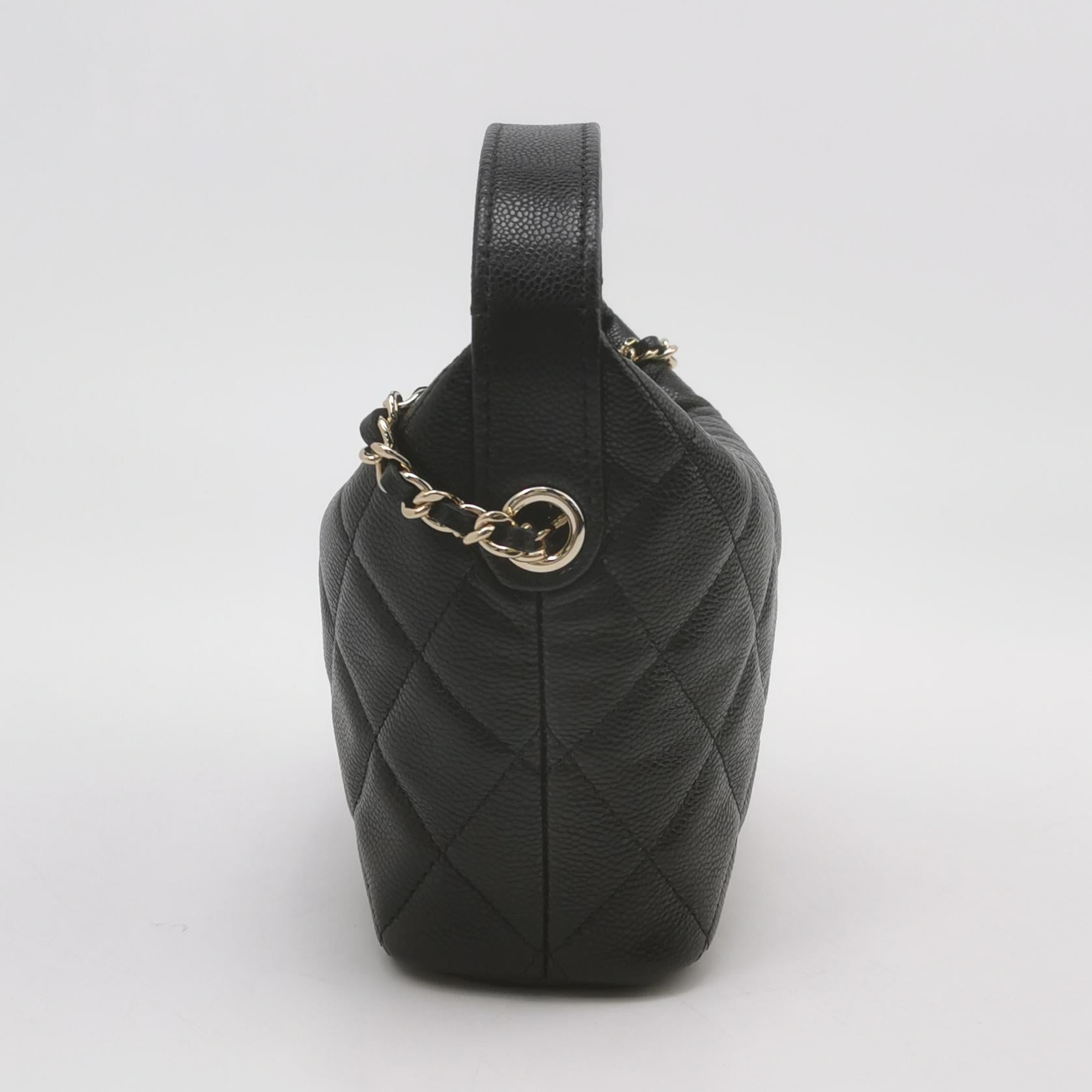 Chanel Mini Hobo Chain Caviar