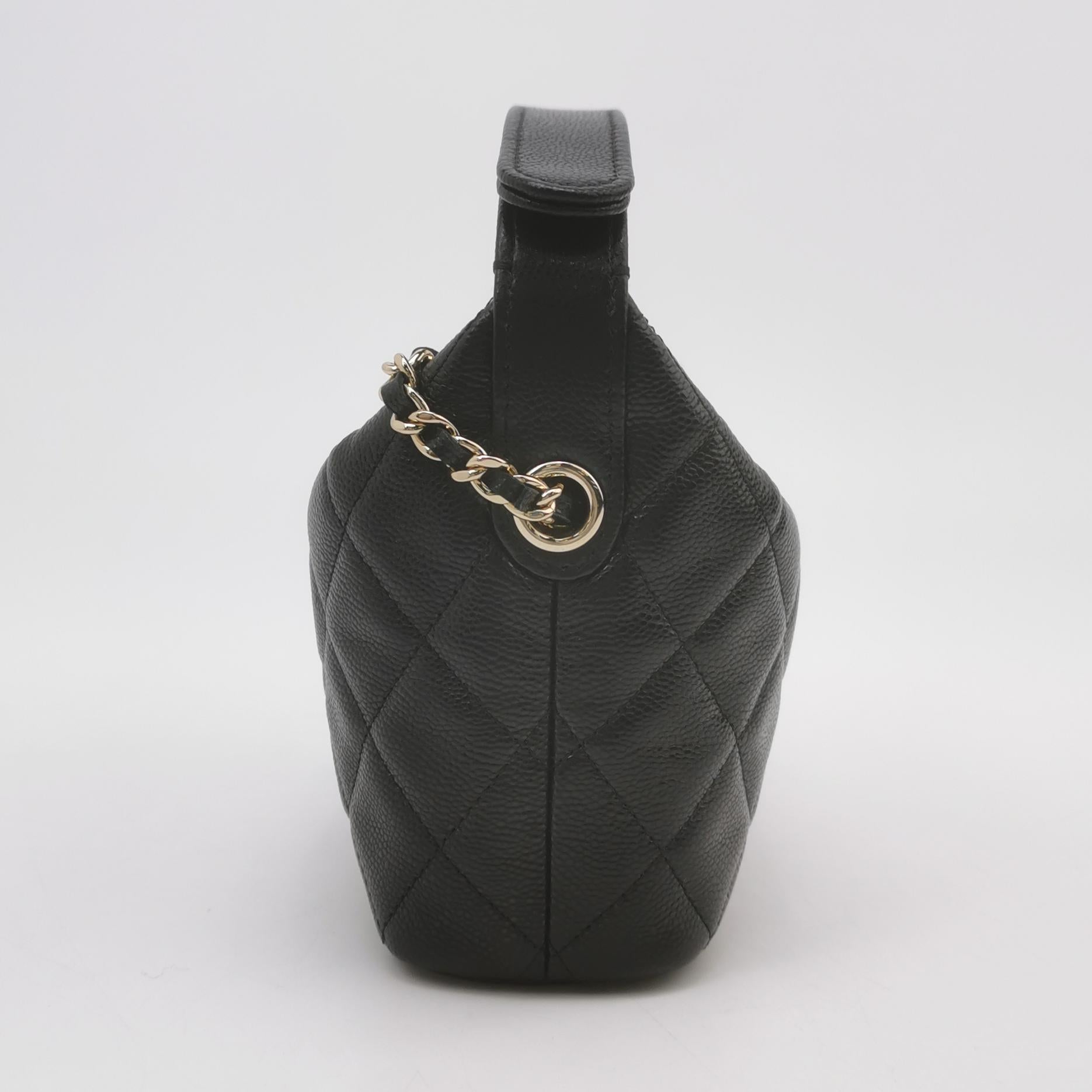 Chanel Mini Hobo Chain Caviar