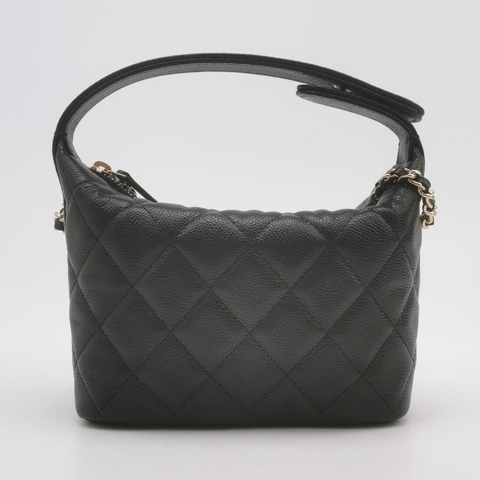 Chanel Mini Hobo Chain Caviar