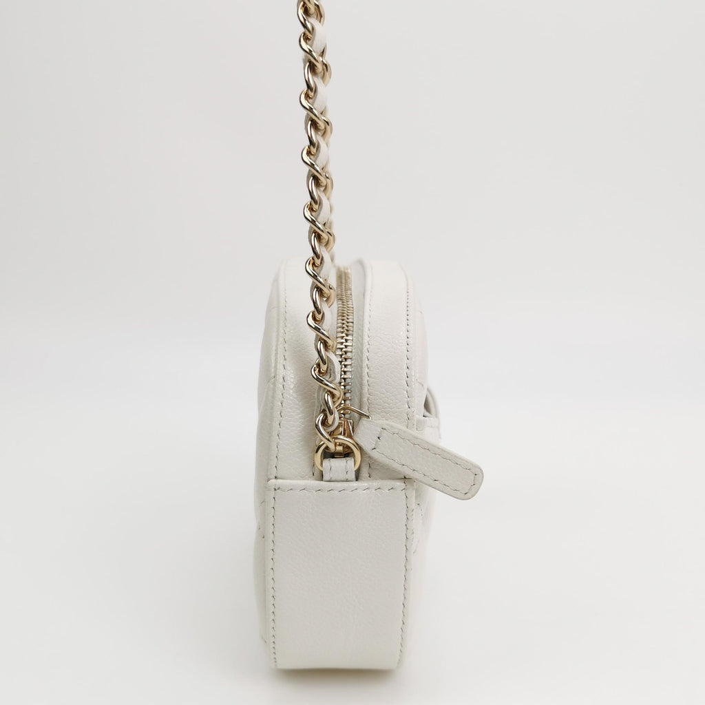 Chanel Slip Pocket Camera Case Mini Quilted Caviar