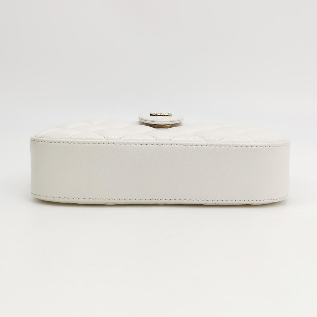 Chanel Slip Pocket Camera Case Mini Quilted Caviar