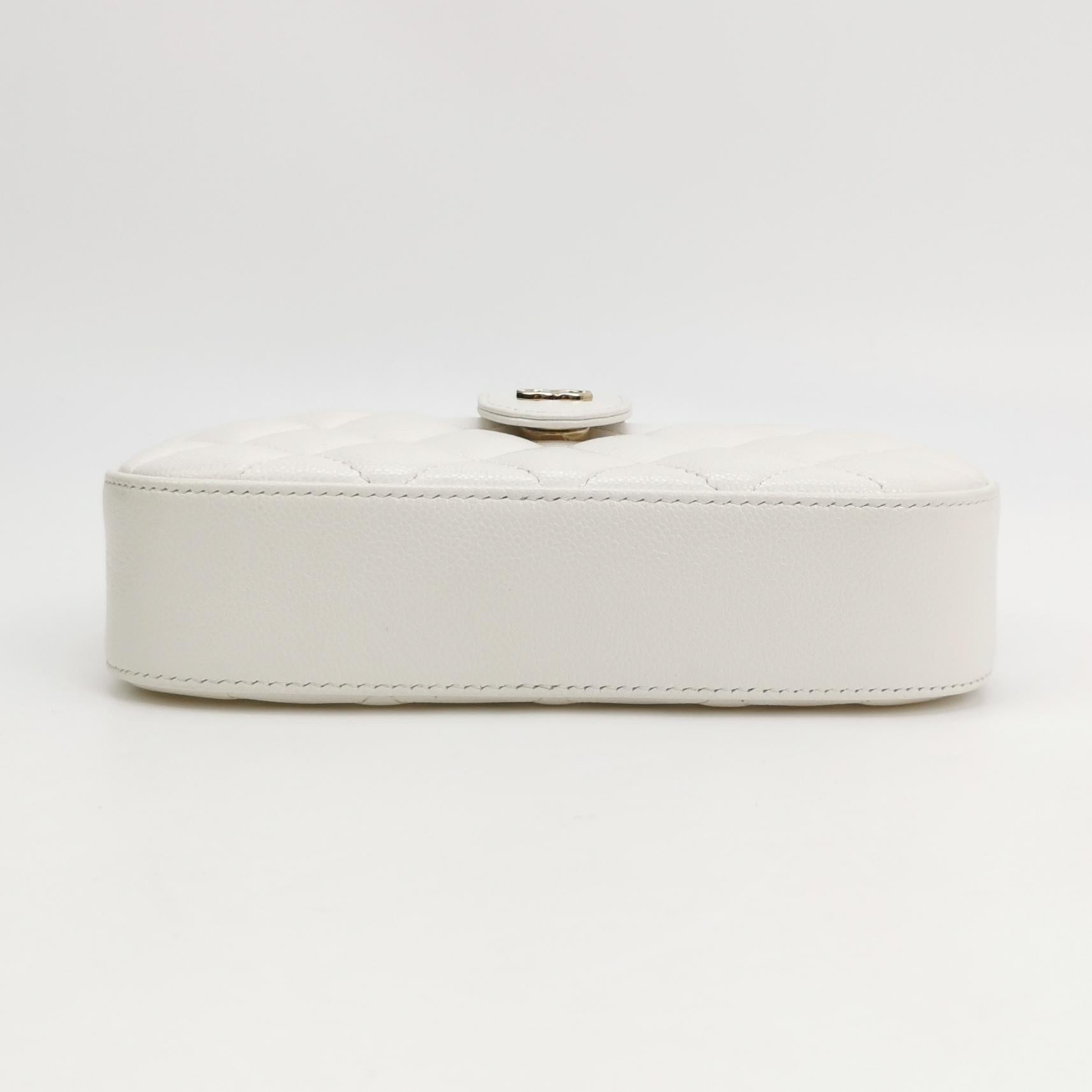 Chanel Slip Pocket Camera Case Mini Quilted Caviar