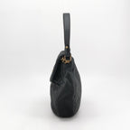 Chanel Country Chic Flap Messenger Bag Caviar Black