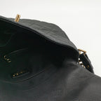 Chanel Country Chic Flap Messenger Bag Caviar Black