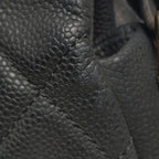 Chanel Country Chic Flap Messenger Bag Caviar Black