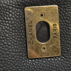 Chanel Country Chic Flap Messenger Bag Caviar Black