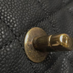 Chanel Country Chic Flap Messenger Bag Caviar Black