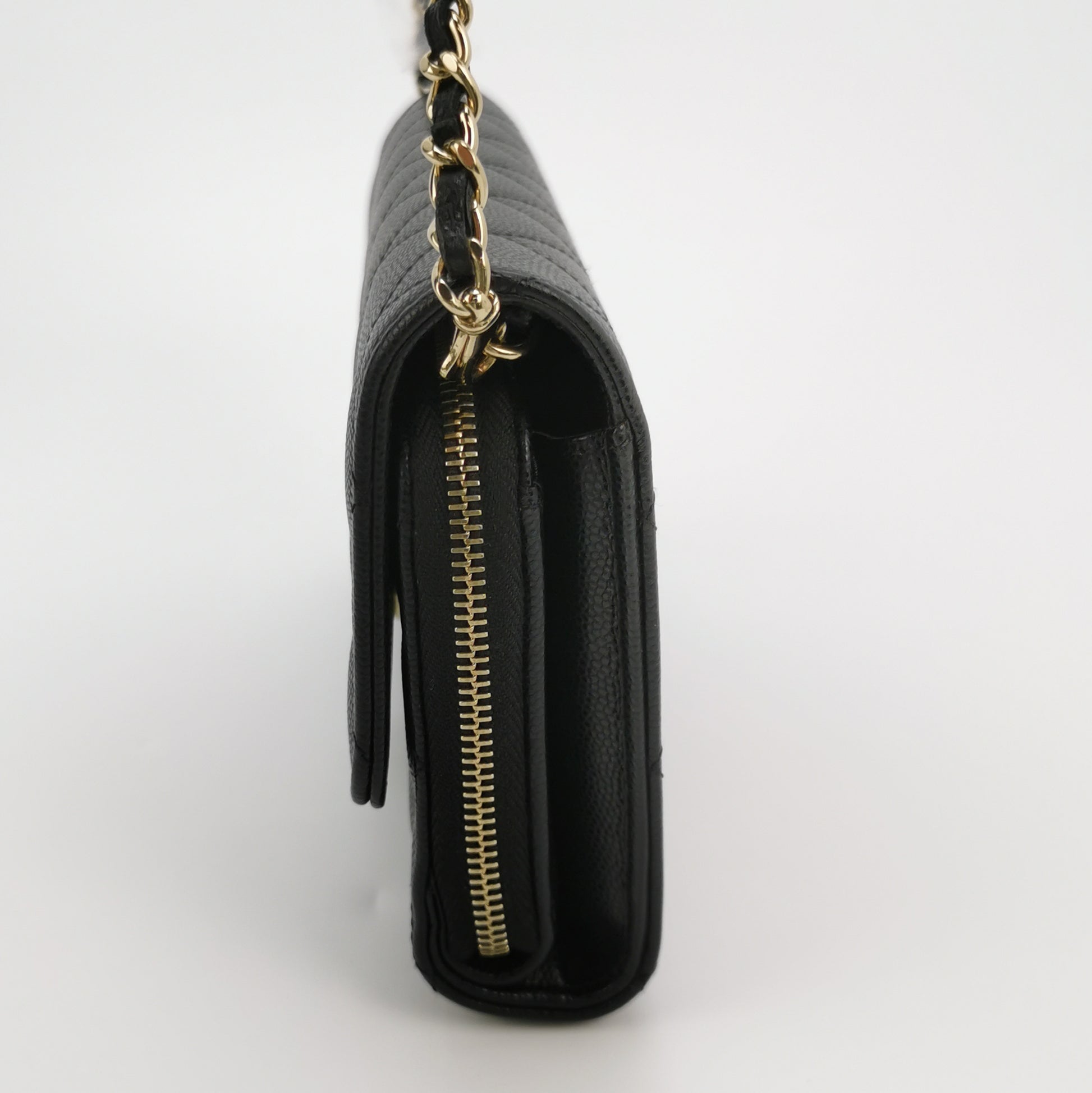 Chanel Wallet on Chain With Phone Case Caviar
