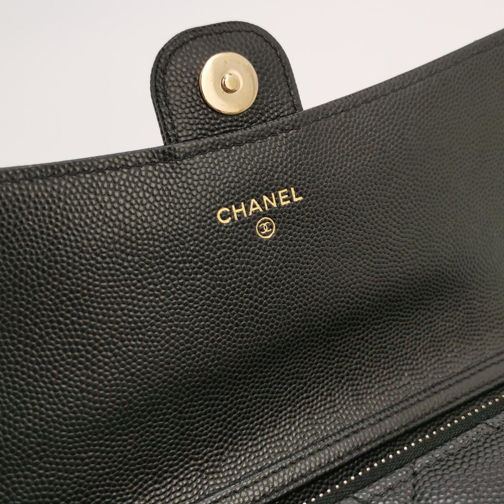 Chanel Wallet on Chain With Phone Case Caviar