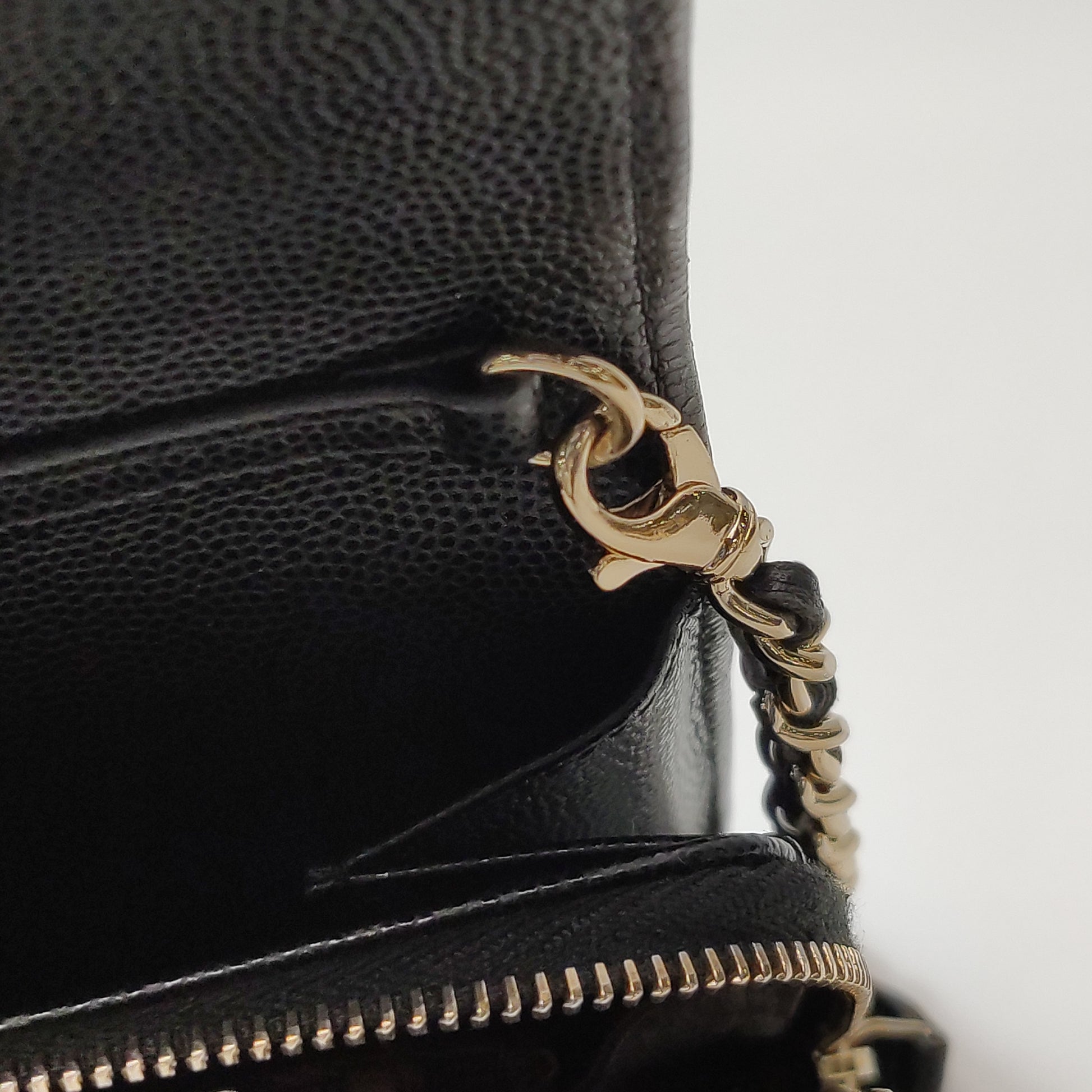 Chanel Wallet on Chain With Phone Case Caviar
