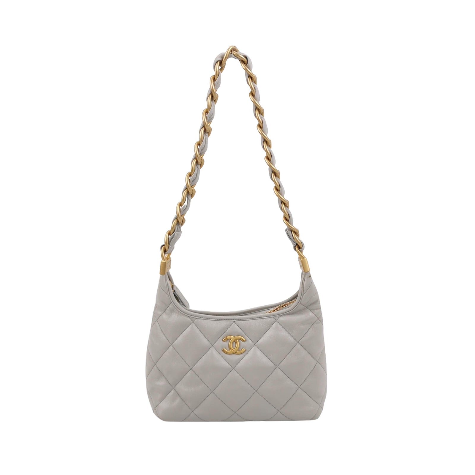 Chanel Quilted Lambskin CC Links Hobo