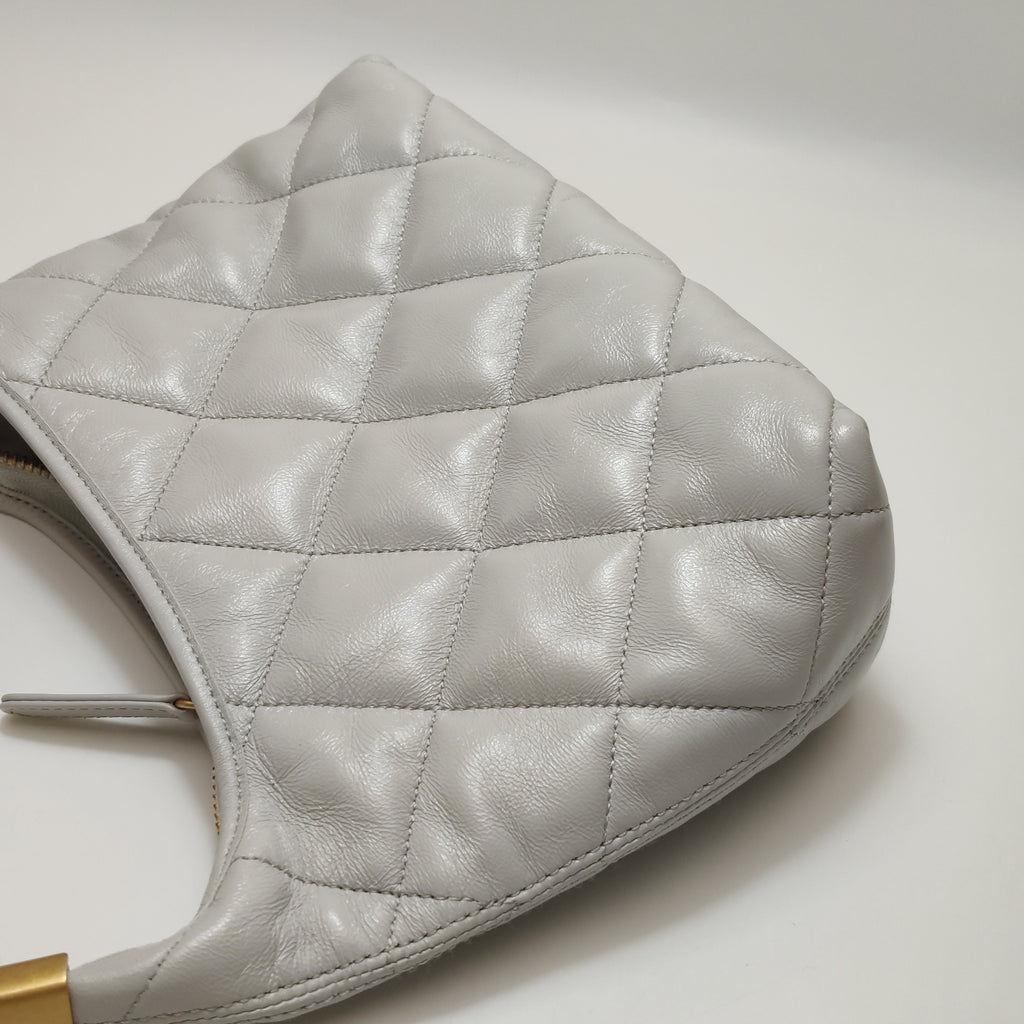 Chanel Quilted Lambskin CC Links Hobo