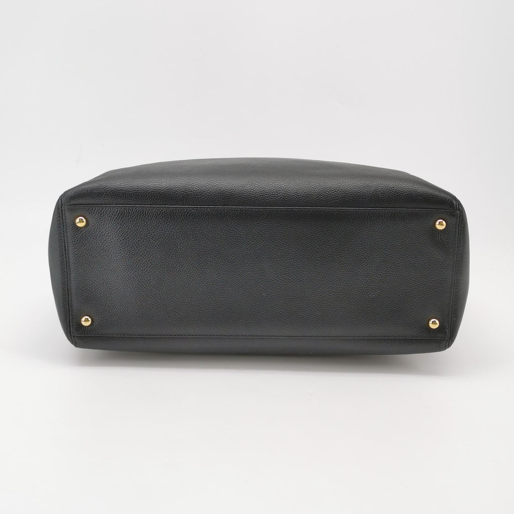 Chanel Cerf Tote Caviar Black GHW