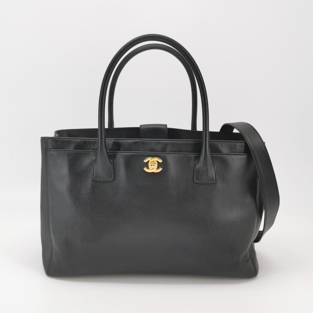 Chanel Cerf Tote Caviar Black GHW