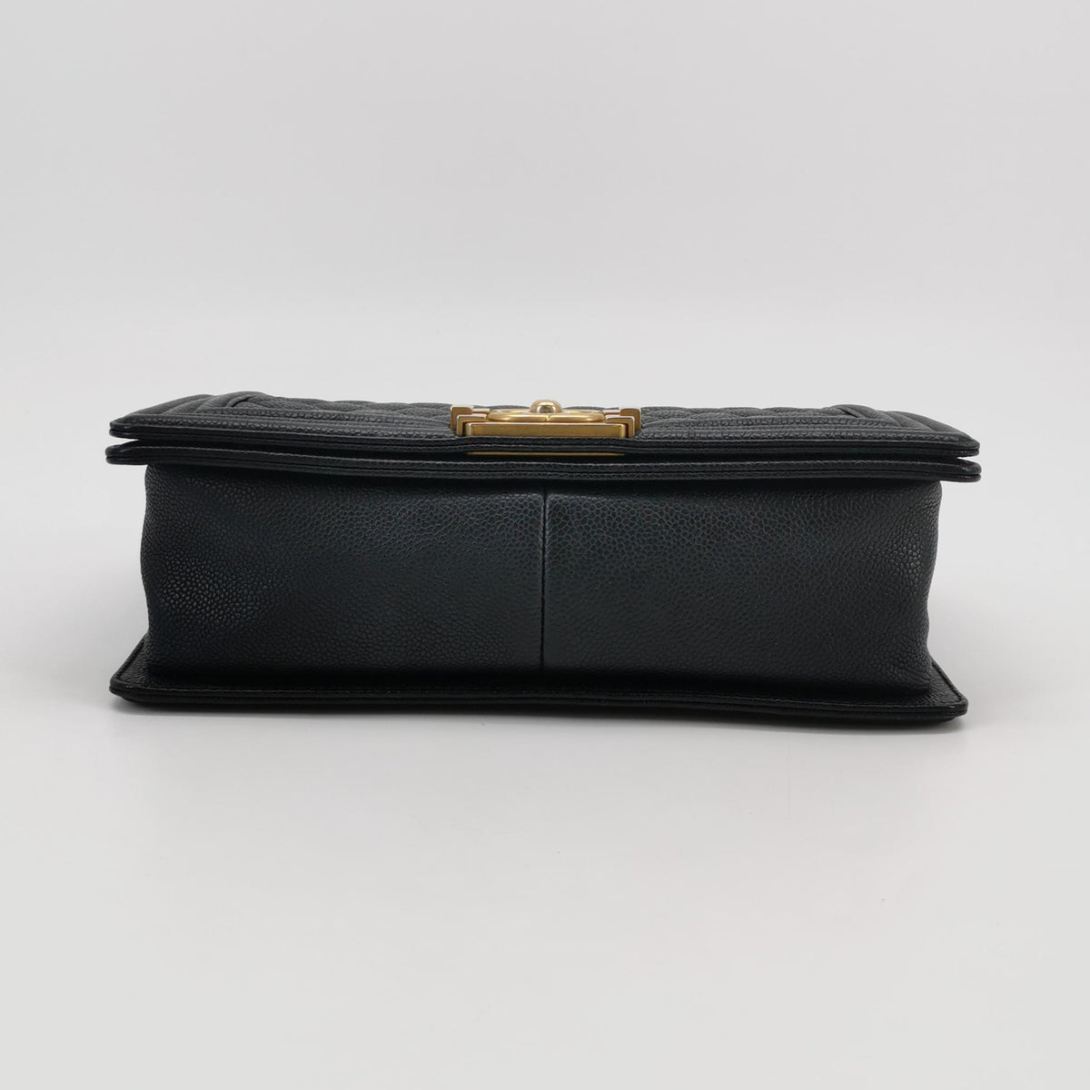 Chanel Boy Old Medium Caviar GHW