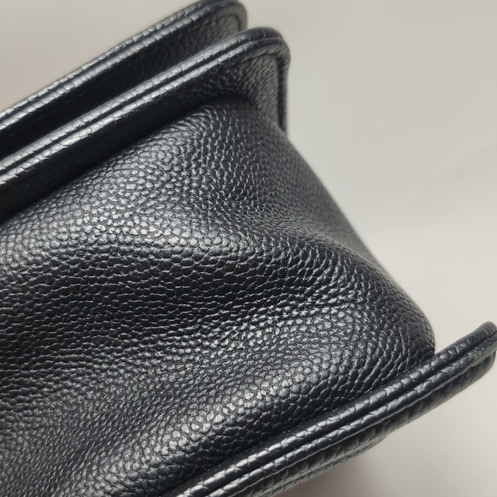 Chanel Boy Old Medium Caviar GHW