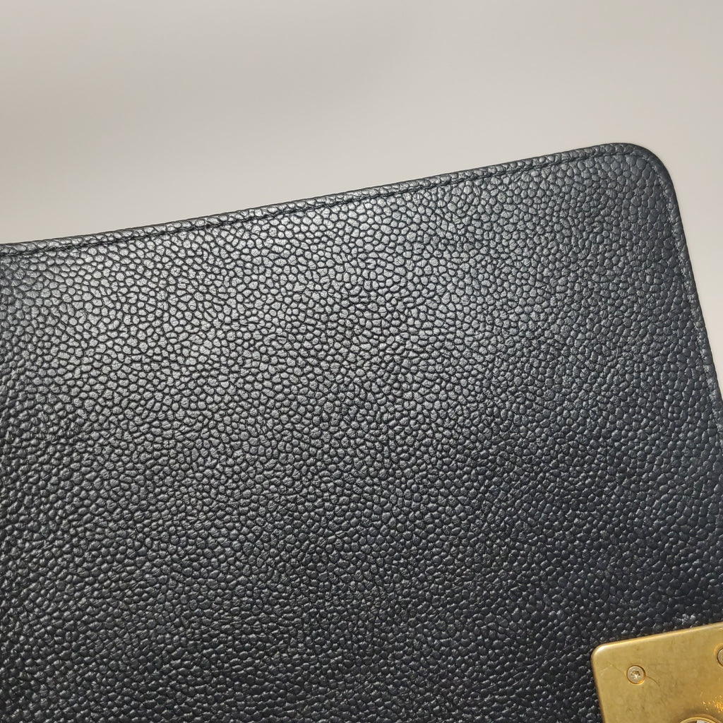 Chanel Boy Old Medium Caviar GHW