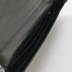 Chanel Chocolate Bar Shoulder Bag Lambskin Black