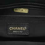 Chanel Chocolate Bar Shoulder Bag Lambskin Black