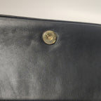 Chanel Chocolate Bar Shoulder Bag Lambskin Black