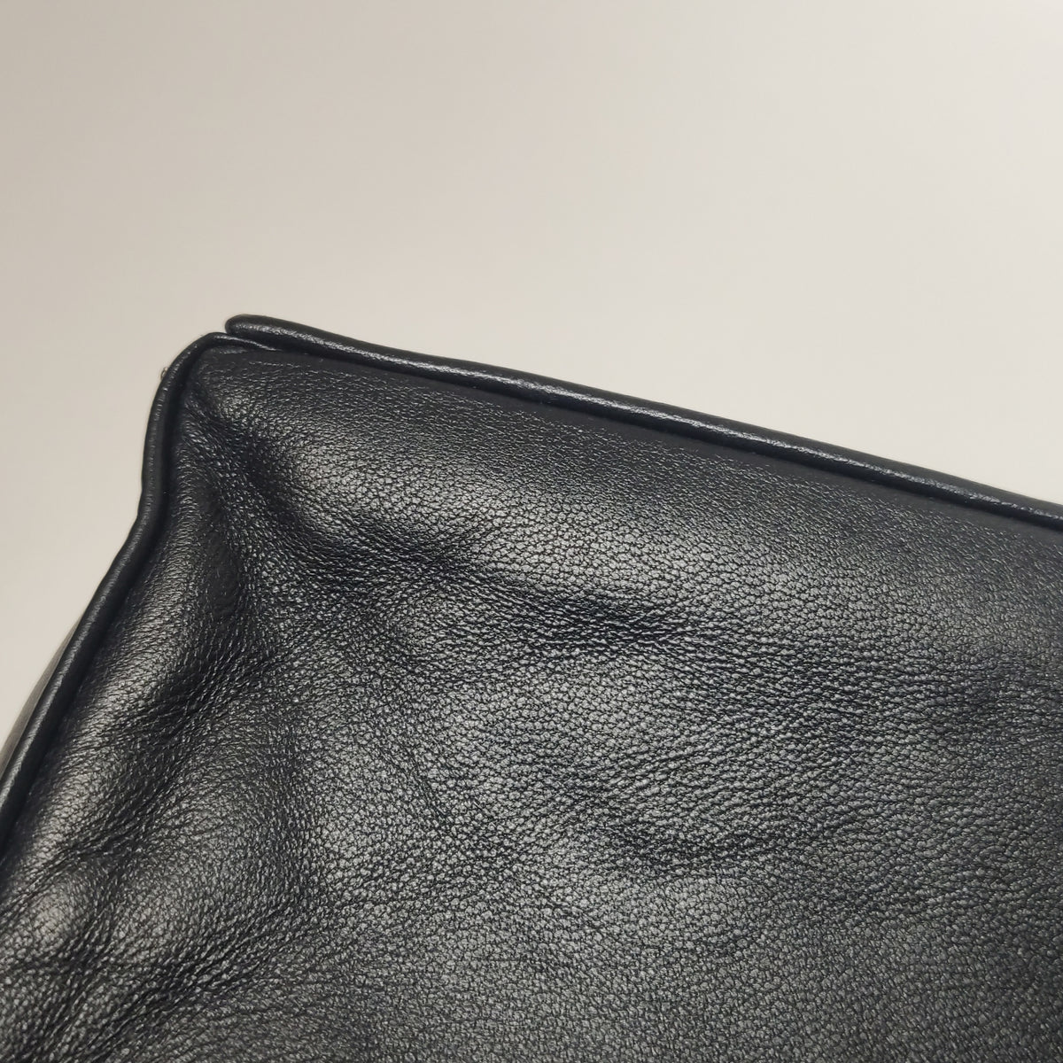 Chanel Chocolate Bar Shoulder Bag Lambskin Black