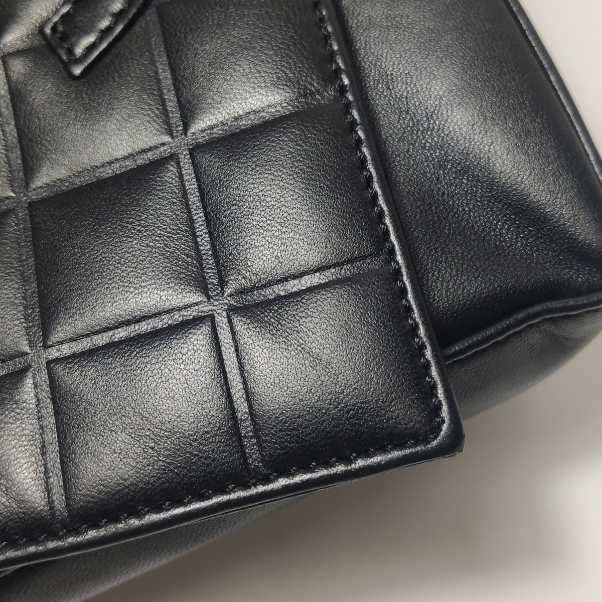 Chanel Chocolate Bar Shoulder Bag Lambskin Black