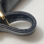 Chanel Chocolate Bar Shoulder Bag Lambskin Black