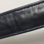 Chanel Chocolate Bar Shoulder Bag Lambskin Black