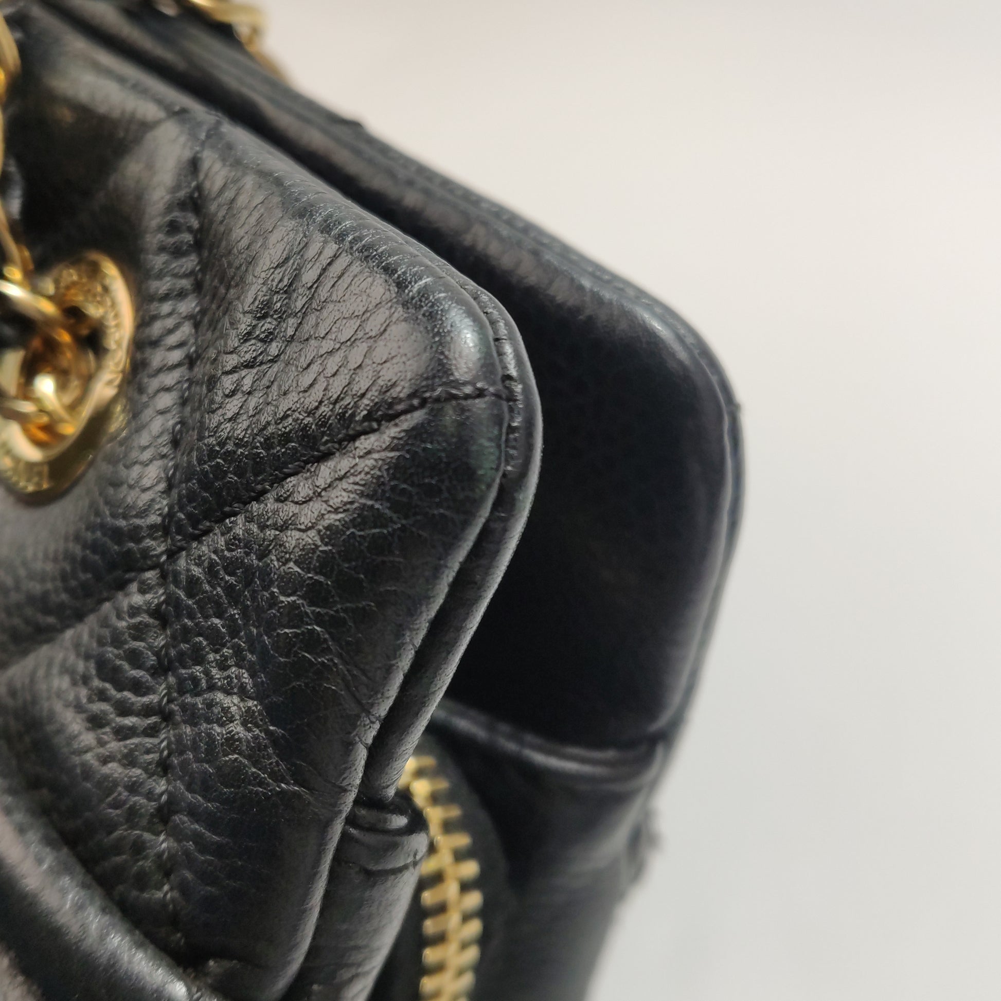 Chanel Quilted Timeless CC Soft Tote Caviar