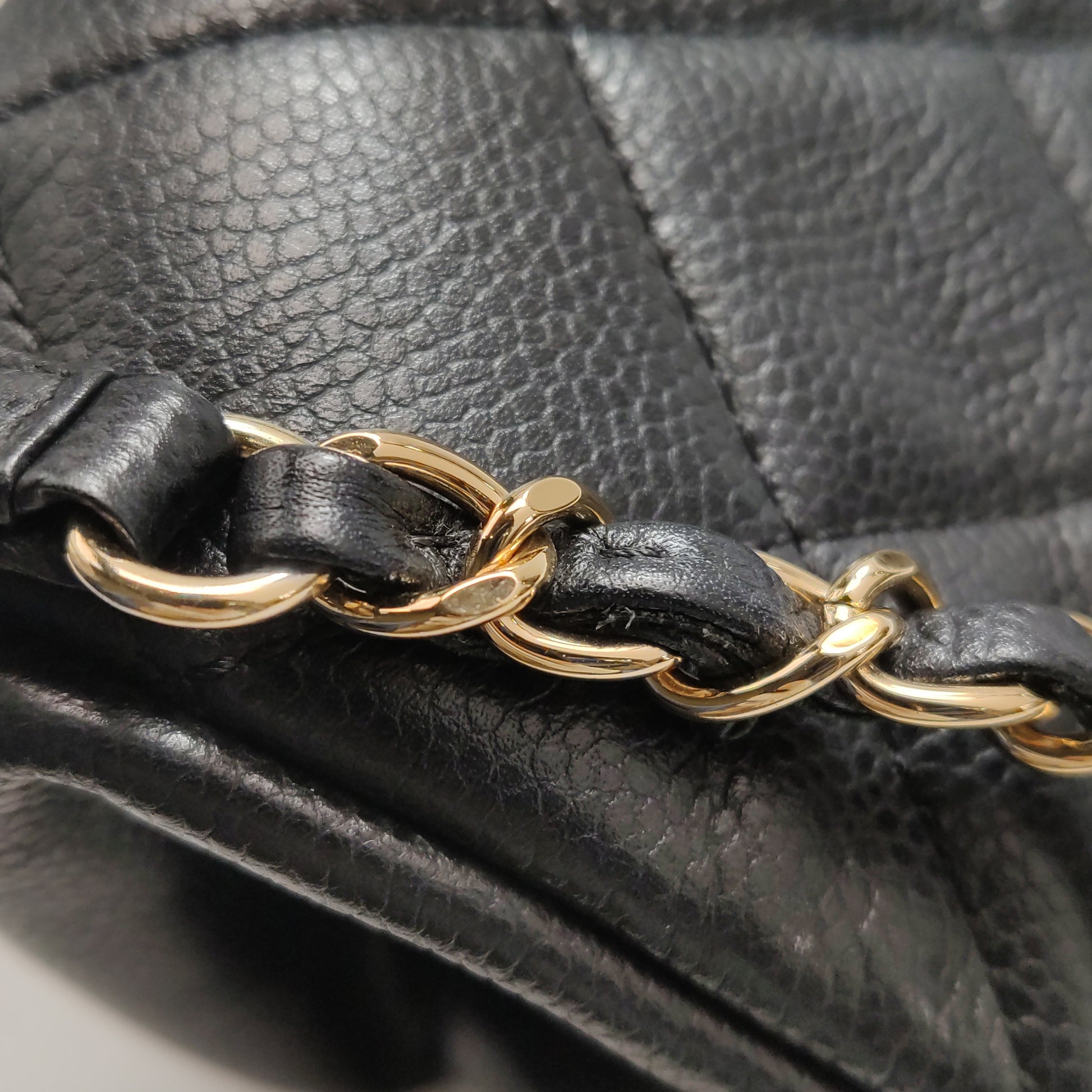 Chanel Quilted Timeless CC Soft Tote Caviar