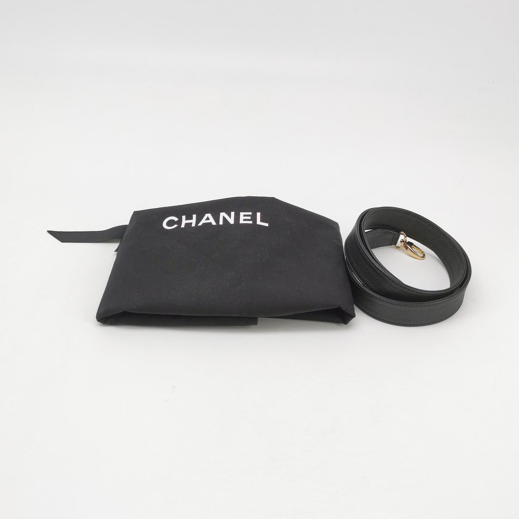 Chanel Executive Cerf Shopper Tote Caviar Black
