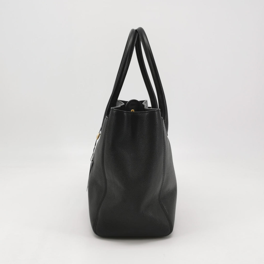 Chanel Executive Cerf Shopper Tote Caviar Black