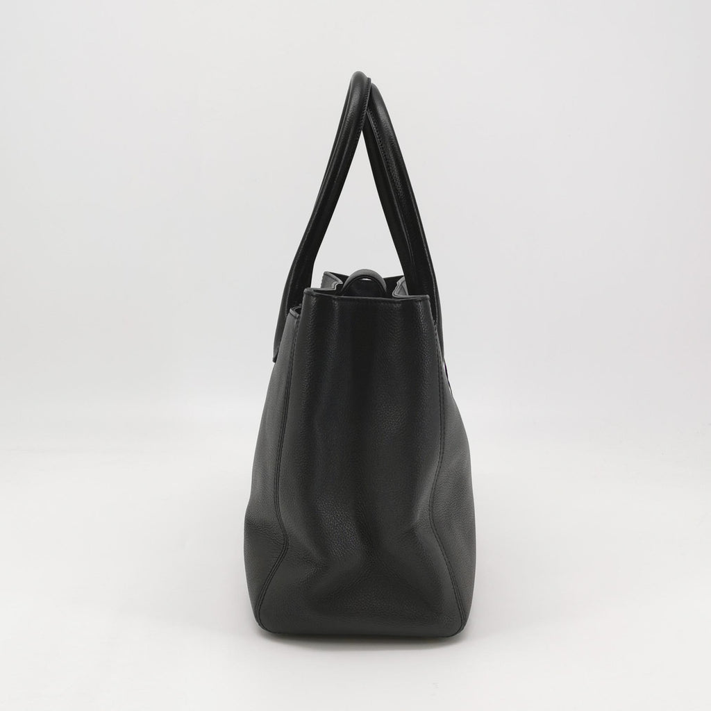 Chanel Executive Cerf Shopper Tote Caviar Black