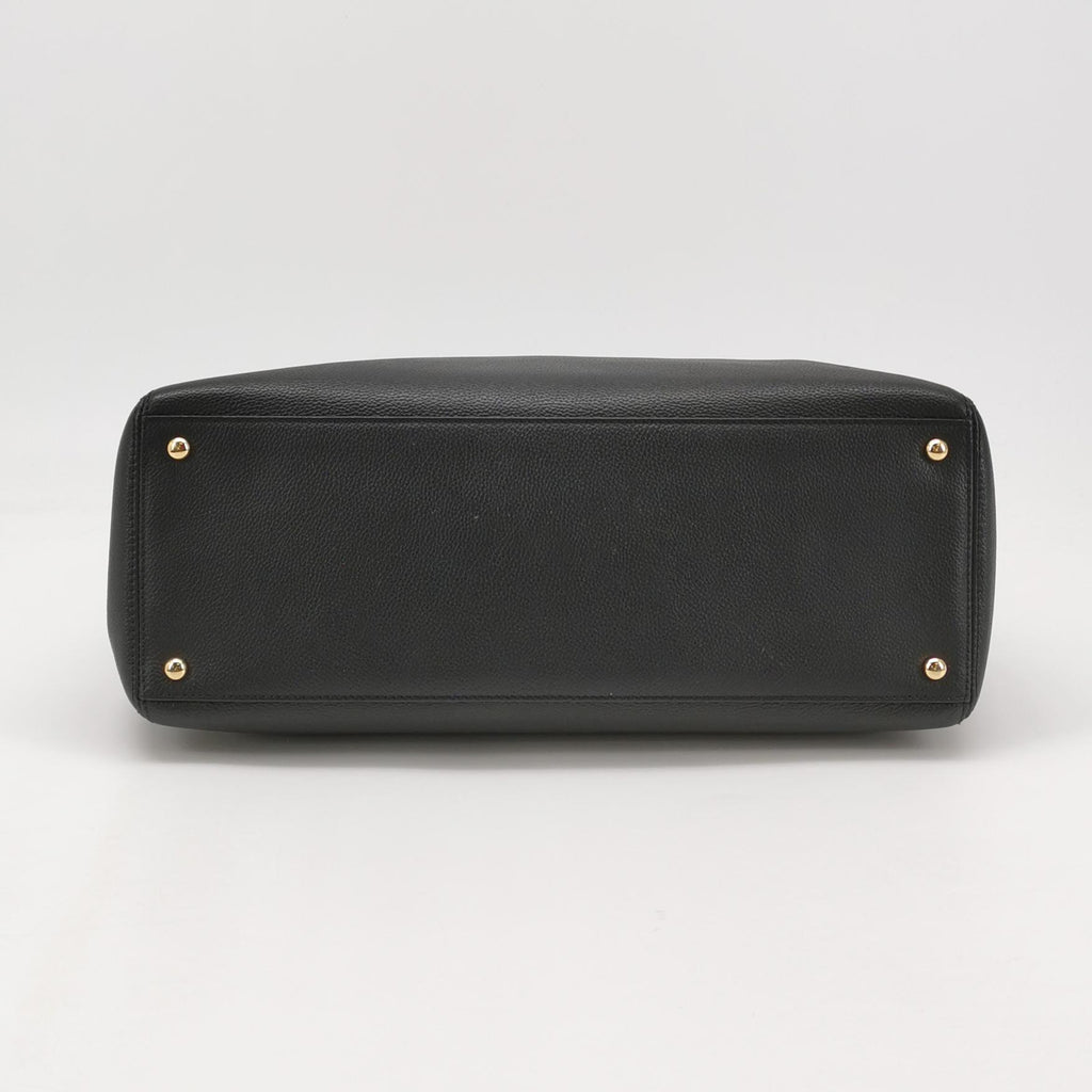 Chanel Executive Cerf Shopper Tote Caviar Black