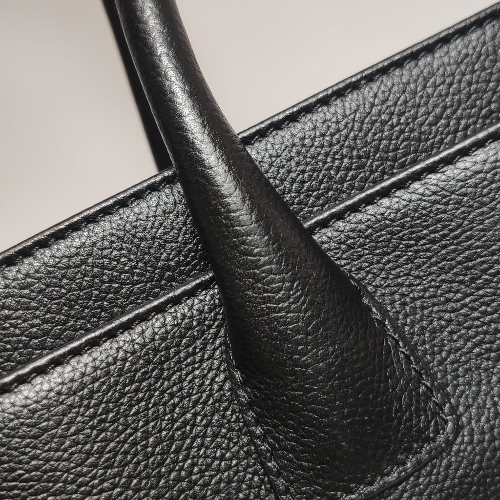 Chanel Executive Cerf Shopper Tote Caviar Black