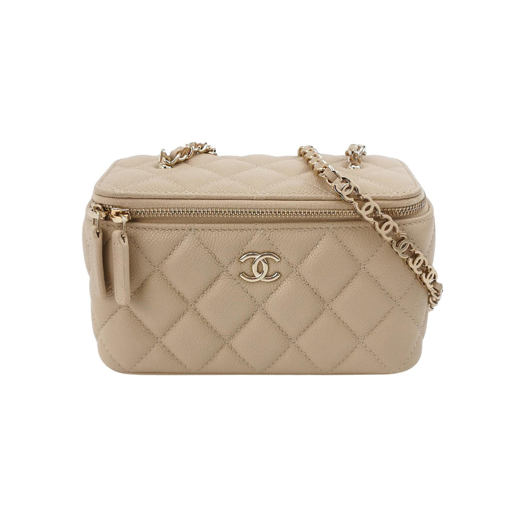 Chanel Rectangle Vanity Case Caviar