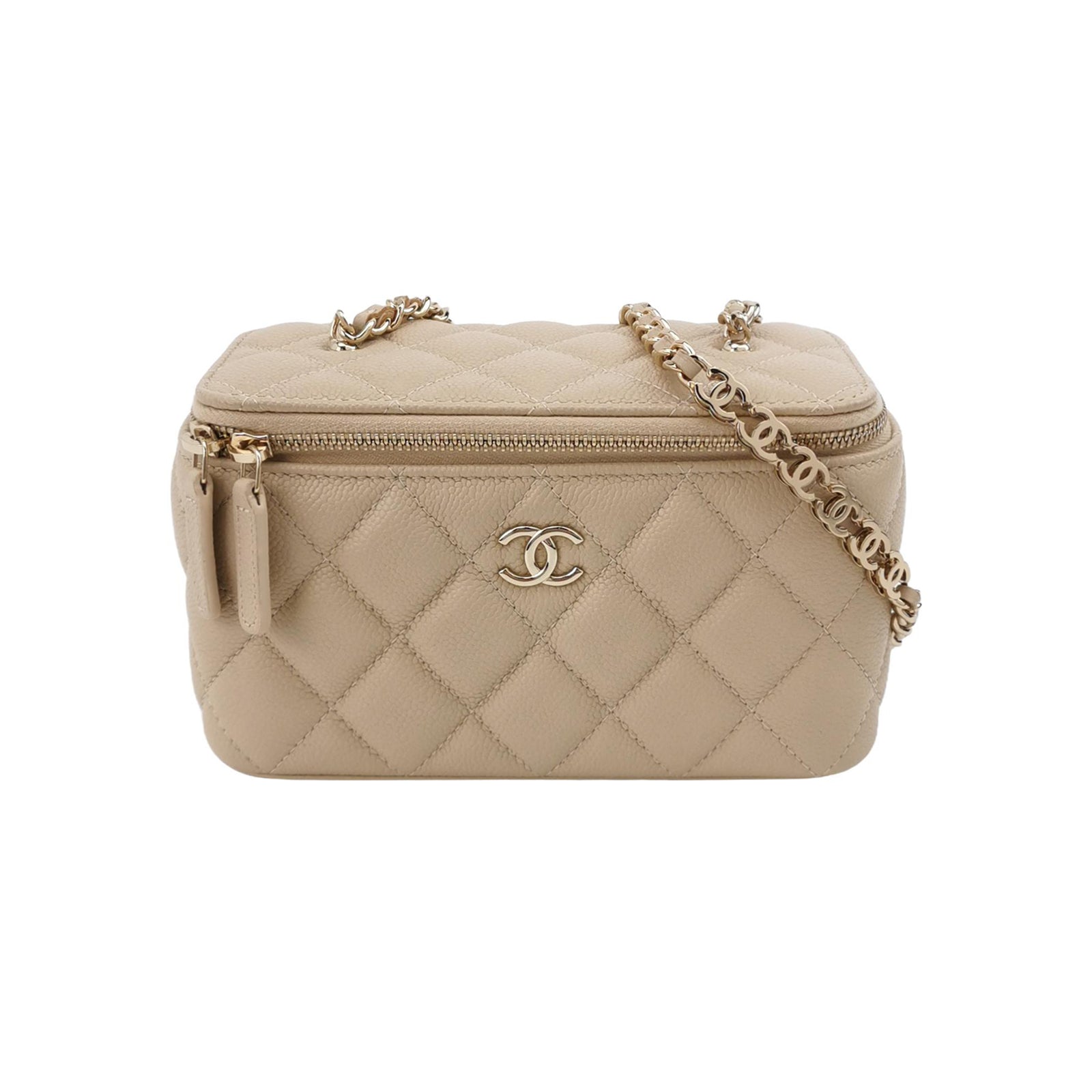 Chanel Rectangle Vanity Case Caviar