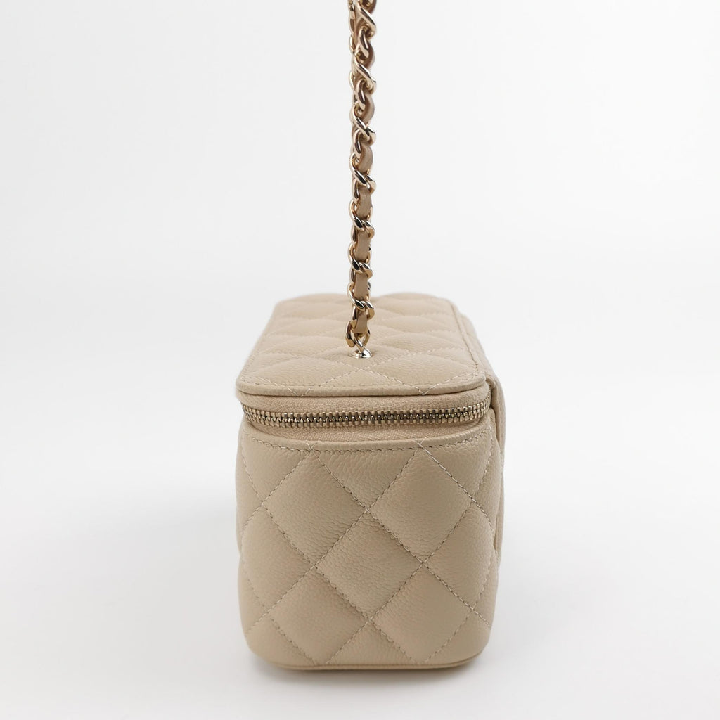 Chanel Rectangle Vanity Case Caviar