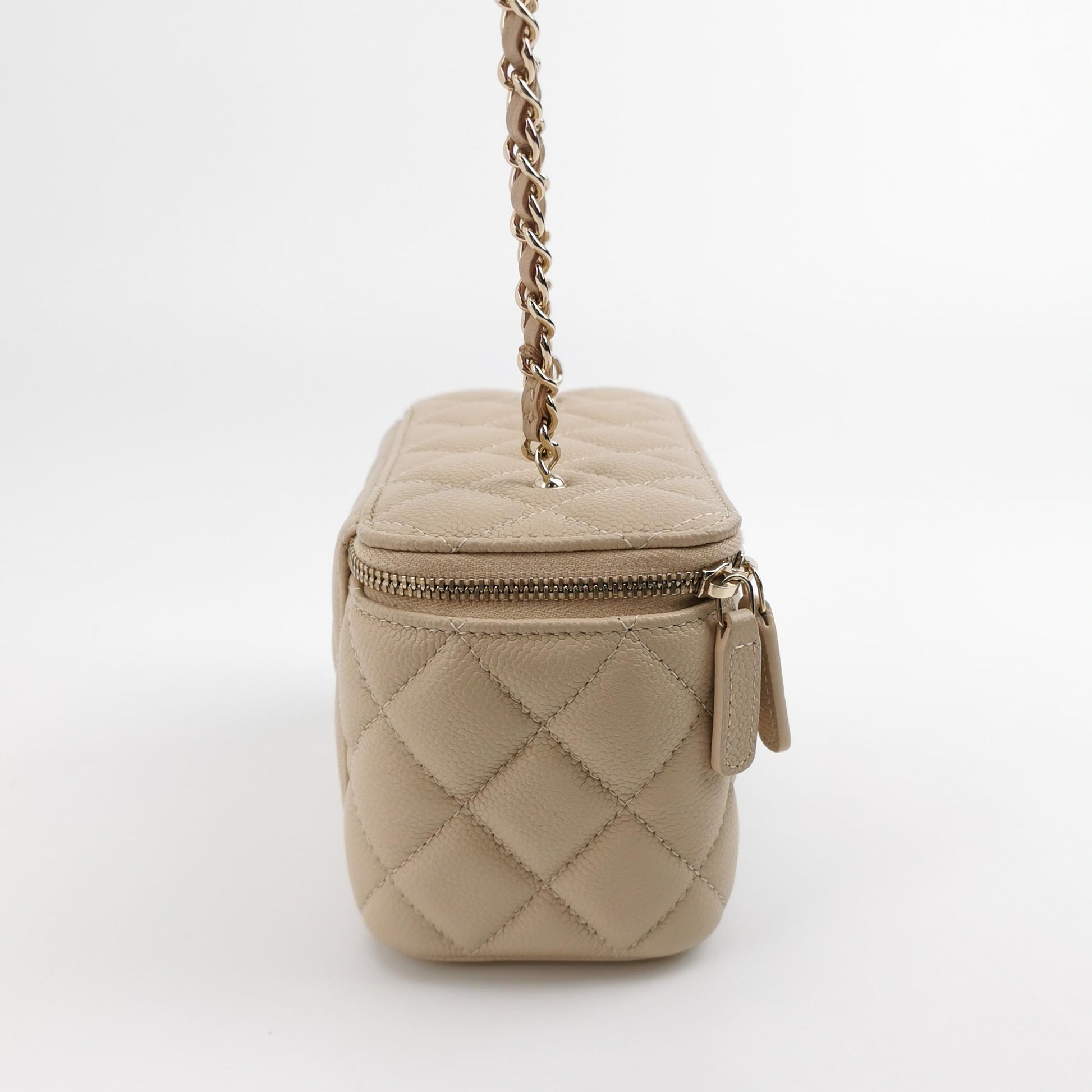 Chanel Rectangle Vanity Case Caviar