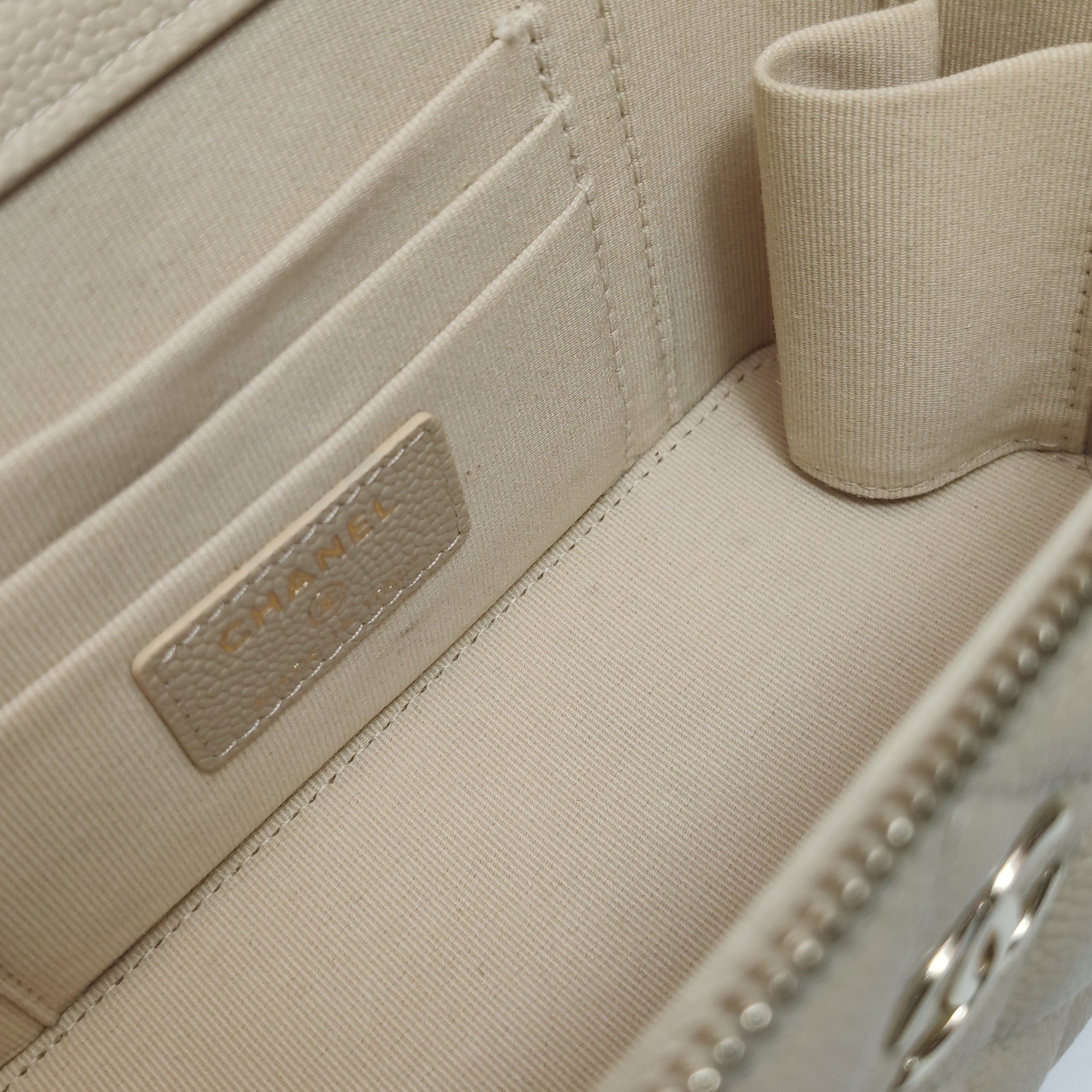 Chanel Rectangle Vanity Case Caviar