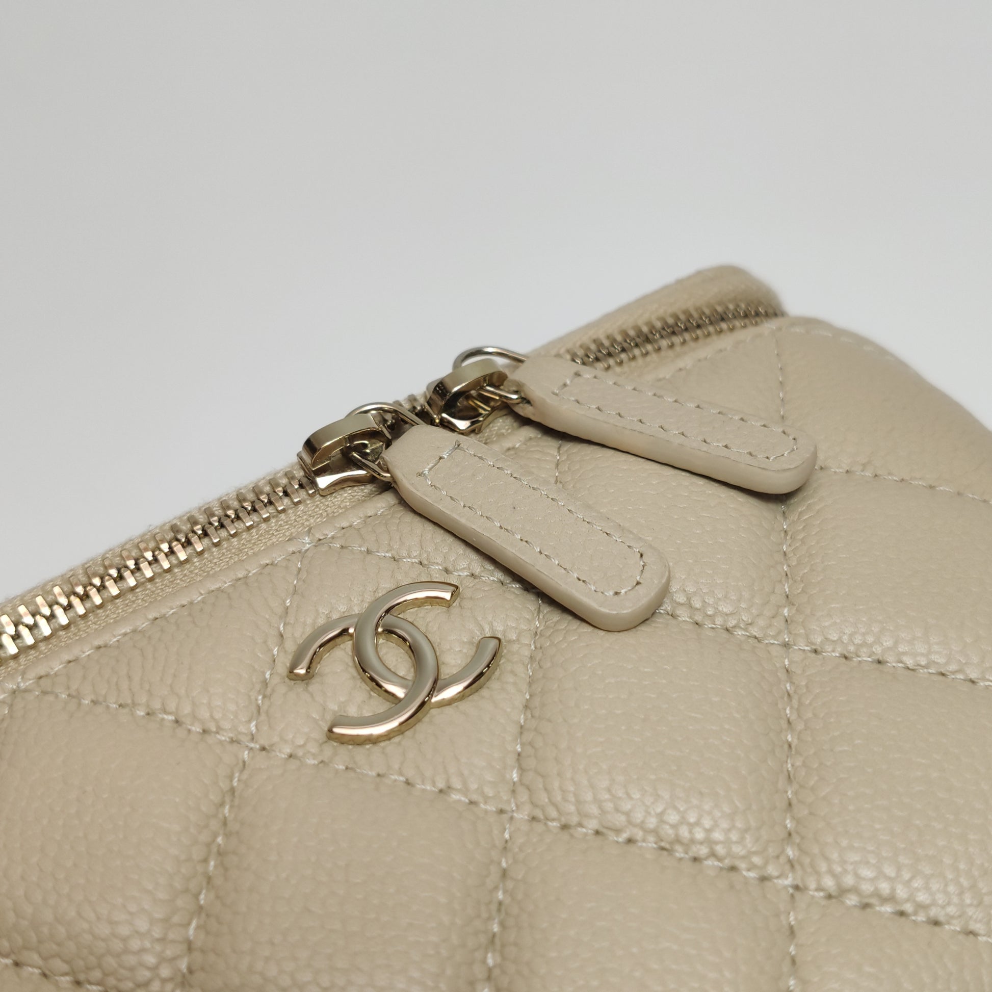 Chanel Rectangle Vanity Case Caviar